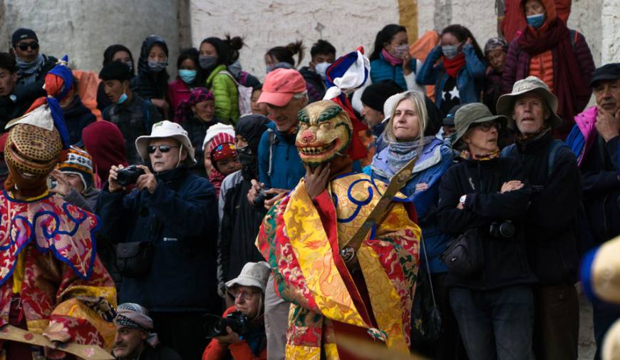 Teeji festival Second Day Mask dance