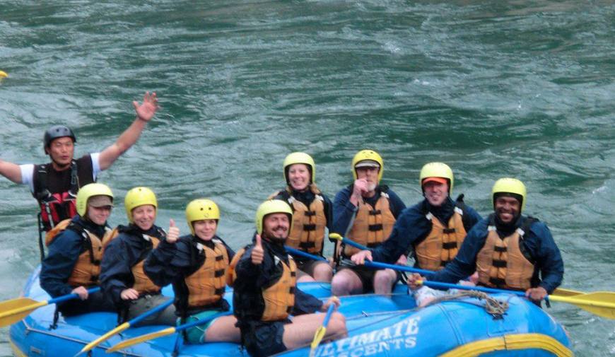 River Rafting over Trisuli River