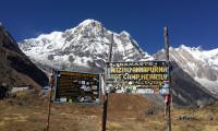 sun rise in Annapurna First