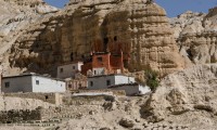 Cave Monostery in Upper Mustang