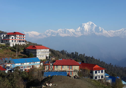 Trek to Ghorepani (2,850 m) – 6/7 hrs.