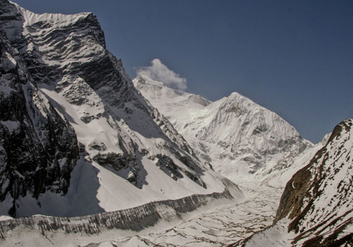 Samdo - Dharamsala/Larkya B. C. (4,460m/14,628 ft.): 4-5 hours