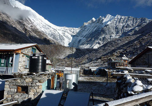 Langtang to KyangjinGompa (3,870m/12,697ft): 4-5 hours