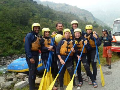 River Rafting over Trisuli River